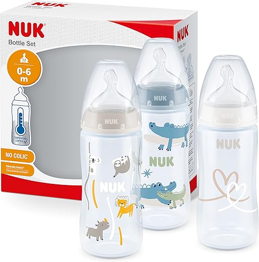 NUK First Choice+ Babyflasche Set 0-6 Monate